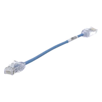 Cable de Parcheo UTP / Cat6 / 28AWG Diámetro Reducido / 20 cm (0.66 ft) / Azul