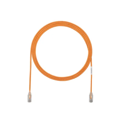Cable de Parcheo Cat6 / UTP 28AWG / 3.8 mm / 6.1 m (20 pies) / Naranja