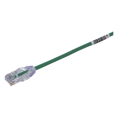 Cable de Parcheo UTP / Cat6 / 28AWG Diámetro Reducido / 9.14 m (30 ft) / LSZH / Verde