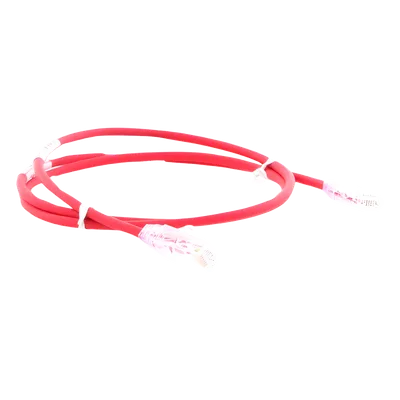 Cable de Parcheo / Cat6 / UTP / 28AWG / 0.91 m (3 ft) / Doble Certificación CM/LSZH / Rojo