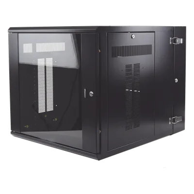 Gabinete de Montaje en Pared / 12 UR / 19in / 762mm (2.5 ft) Profundidad / Ventana de Seguridad / Acero