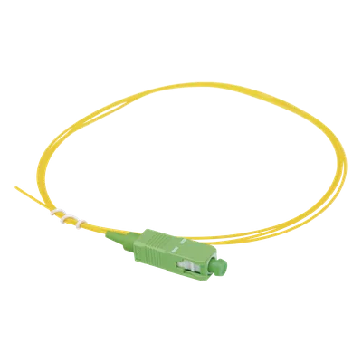 Pigtail de Fibra Óptica / SC/APC / Monomodo G.652D / Simplex / 1 m (3.28 ft) / Tight Buffer 900 µm