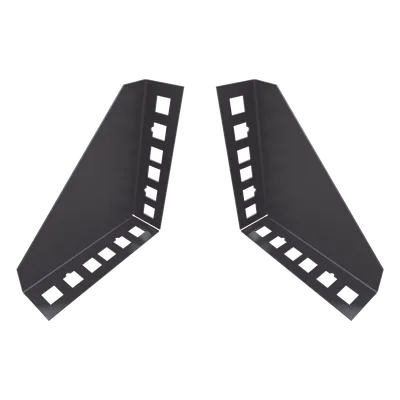 Soporte de Montaje para Rack / 19 pulgadas / 1U Vertical / Capacidad 2U / Carga 10 kg / Pared o Placa