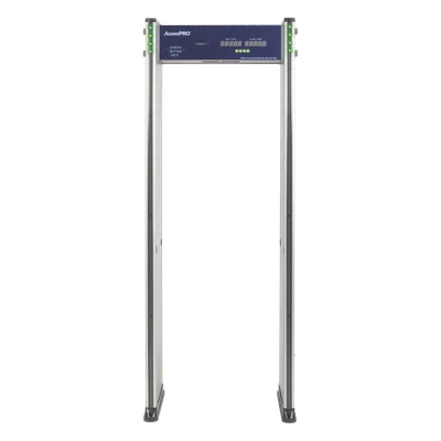 Detector de metales de 6 zonas/ Uso en Interior/ Contador de alarmas y Personas