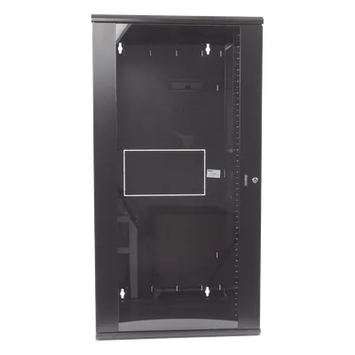 Gabinete de Montaje en Pared / 26 UR / 635mm (2.08 ft) Profundidad / Ventana de Seguridad / 350 lb Capacidad / EIA 19in