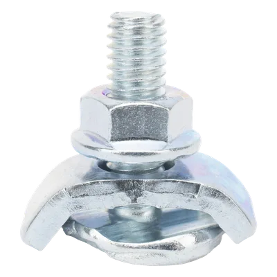 Kit de Unión para Charola Malla / Versión Light / Peralte 54 y 105 / Acabado Electro Zinc 15-20 µm / Acero al Carbón Rolado en Frío