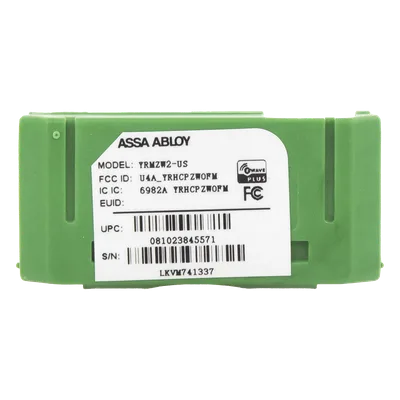 Módulo Z-Wave para Cerradura / Frecuencia 908.42 MHz / Alcance 30 m (98.4 ft) / 250 Códigos / Integración Total Connect