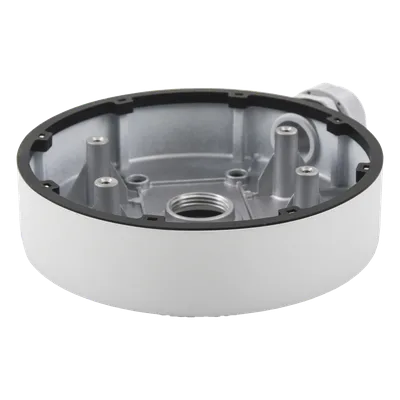 Caja de Conexiones para Cámara Domo / Aluminio / Ø155 mm × 36 mm (Ø6.1' × 1.42') / Carga 2 kg (4.4 lb) / Interior y Exterior