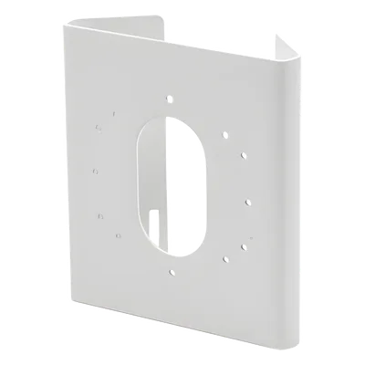 Montaje en Poste para Cámara IP / Acero Inoxidable / Compatible DS-2CD26 / Exterior / Blanco