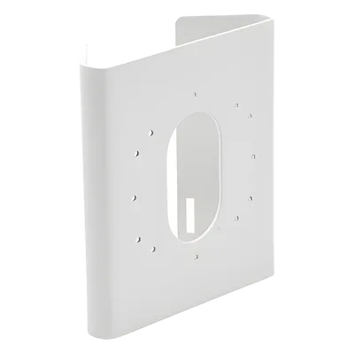 Montaje en Poste para Cámara IP / Acero Inoxidable / Compatible DS-2CD26 / Exterior / Blanco