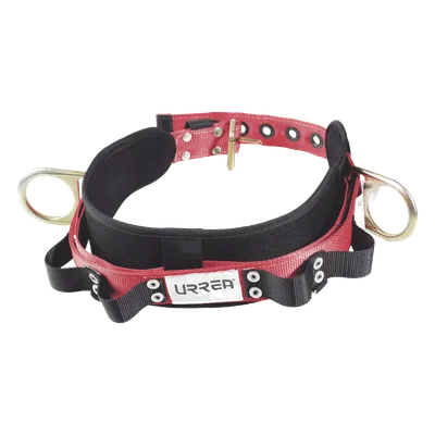 Cinturón de Seguridad para Liniero / Talla 40 / Neopreno de Alta Tensión / Nylon 4" Acolchonado / 4 Compartimentos / ANSI A10.14 y Z359.1 / Dos Anillos Tipo D