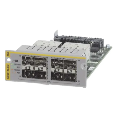 Módulo de Expansión / 8 Puertos 10GbE SFP+ / 10 Gbps por Puerto / Compatible con AT-SBx81XLEM
