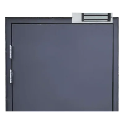 Chapa Magnética Electromagnética / 1200 lbs (544.3 kg) / Doble Voltaje 12/24 VCC / Sensor de Placa / LED Indicador / Interior