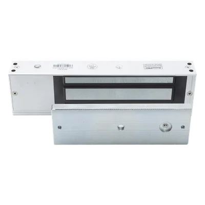 Chapa Magnética Electromagnética / 1200 lbs (544.3 kg) / Doble Voltaje 12/24 VCC / Sensor de Placa / LED Indicador / Interior