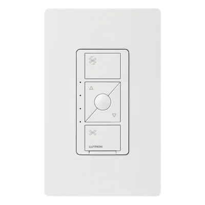 Control de Velocidad de Pared / 1.5 A / 120 V / Unipolar / Neutro Requerido / Velocidad Favorita / Blanco