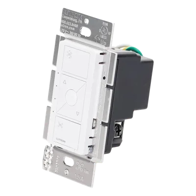 Control de Velocidad de Pared / 1.5 A / 120 V / Unipolar / Neutro Requerido / Velocidad Favorita / Blanco