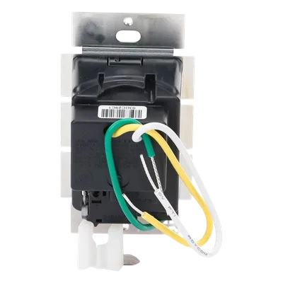 Control de Velocidad de Pared / 1.5 A / 120 V / Unipolar / Neutro Requerido / Velocidad Favorita / Blanco
