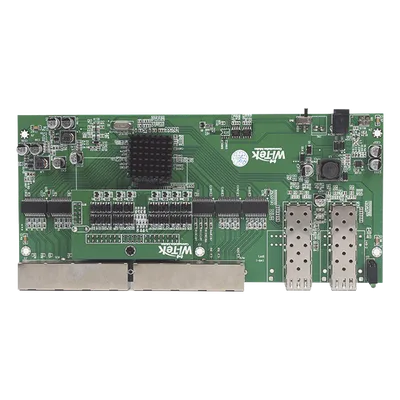 Switch PoE Inverso / 7x PoE In 24V / 1x PoE Out 24V 1A / 2x SFP / IP67 / 20 Gbps / 10.8x9.5x5.1 in
