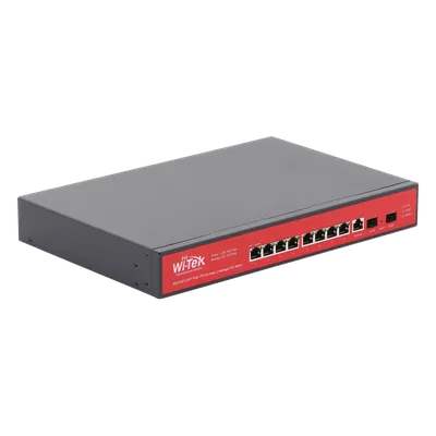 Switch Administrable Capa 2 / 8 Puertos PoE Gigabit / 2 SFP / Respaldo Solar 500 W / Protección 6 kV / 20 Gbps