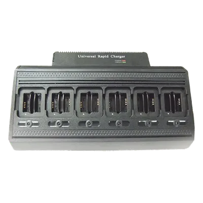Cargador de Baterías / 12 Puertos Simultáneos / NiMH / LCD Individual / USB Auxiliar / Protección Inteligente