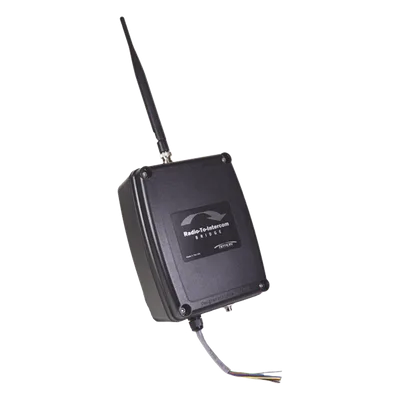 Adaptador para Sistemas de Voceo y Radio / Doble Banda VHF 150-160 MHz / UHF 450-470 MHz / Entrada Auxiliar / Grabación de Mensajes / Compatible DTMF y Selcall