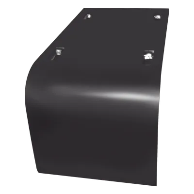 Bajada para Cable / 100 mm de Ancho / Acero Galvanizado G60 Calibre 18 (1.2 mm) / Recubrimiento Epóxico Negro / Sin Tornillería Adicional