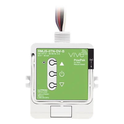 Módulo de Atenuación Inalámbrico / Control 0-10 V / 60 mA / Interruptor 8 A / 120/277 V / Alcance 9 m (29.5 ft) / Clear Connect RF