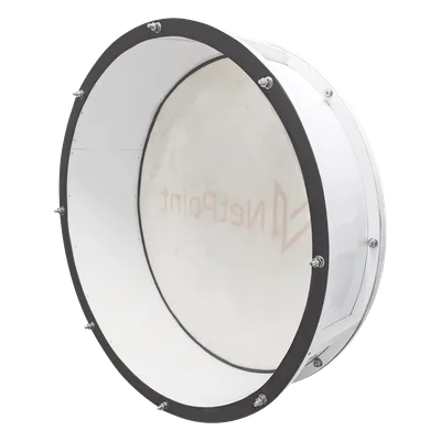 Blindaje Aislante para Antena / Diámetro 100 cm / Ganancia +1 a 2 dB / Radomo de Poliestireno / Reducción de Lóbulos Laterales / Protección Climática