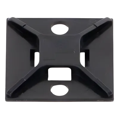 Base de Montaje para Cinchos / 4 Vías / Exterior / 25.4 mm (1 in) / Adhesivo Acrílico / ABS Resistente UV