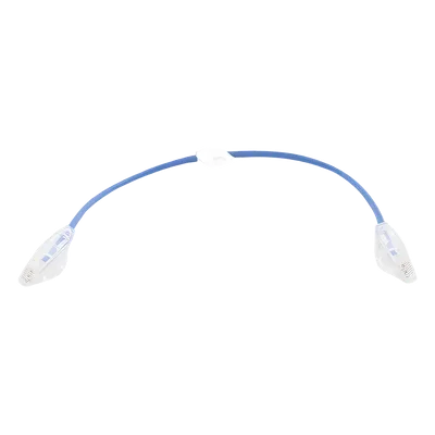 Cable de Parcheo Slim UTP Cat6 / 30 cm (0.98 pies) / 28 AWG / Azul / 1 Gbps
