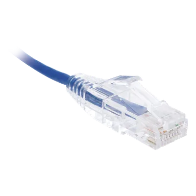 Cable de Parcheo Slim UTP Cat6 / 3 m (9.84 pies) / 28 AWG / Azul / RJ45