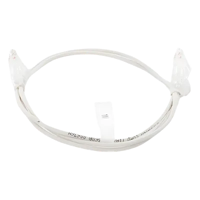 Cable de Parcheo Slim UTP Cat6 / 1 Metro (3.28 Pies) / 28 AWG / Blanco / 1 Gbps+