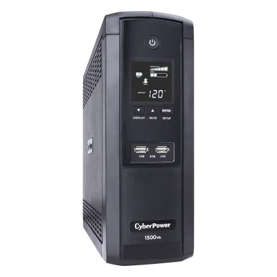 UPS de 1500 VA/900 W, Topología Línea Interactiva, Entrada 120 Vca NEMA 5-15P, Tipo Torre, Con 12 Tomas NEMA 5-15R, 5 años de garantía