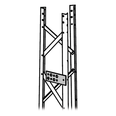 Guía de Cableado de Comunicación / Galvanizado en Inmersión en Caliente / Compatible Línea TITAN / 3 Unidades por Sección