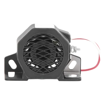 Alarma de Reversa Vehicular / 102 dB(A) / 12-24 VDC / IP64 / SAE F / Tono Dual y Doble