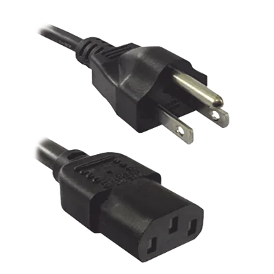 Cable de Poder para Contacto Empotrable / 10 A / 125 V / Norma EIA/TIA-569-A