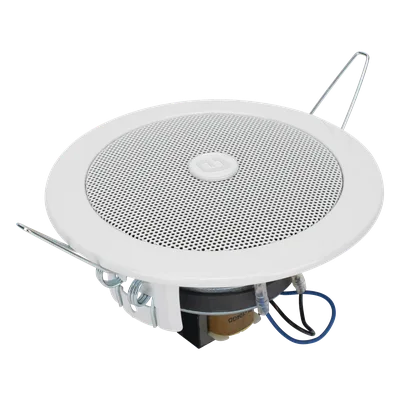 Altavoz de Techo / 4" / 3-6W @ 100V / 70V/100V / Frente Metálico / Resistente a Humedad