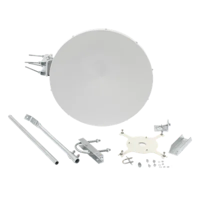 Antena Siklu de 2 pies para radios EtherHaul (EH1200, EH2500, EH8010), Rango 71-86 GHz, 50 dBi, incluye kit de montaje para radios EtherHaul