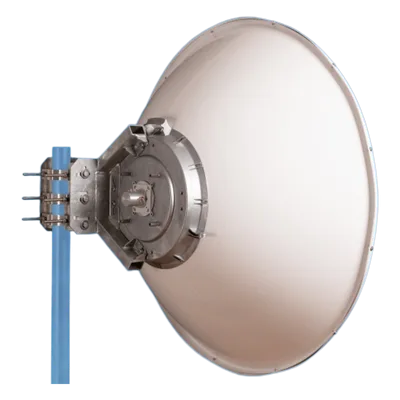 Antena Parabólica Direccional / Dual Polarización Simultánea / 4.9 a 6.1 GHz / Ganancia 35 dBi / Plato Profundo 1.2 m (3.9 ft) / F/B 53 dB