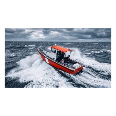 Radio Móvil Marina VHF / 25W / 1W Seleccionables / DSC Clase D con GPS / IPX4 / Monitoreo Triple Canal / Pantalla LCD / Blanco