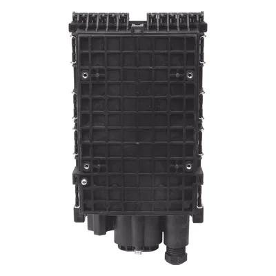 Caja de Distribución de Fibra Óptica / 48 Empalmes / 16 Acopladores SC/APC / IP68 / Enterrado Directo / 3 Entradas / 16 Salidas