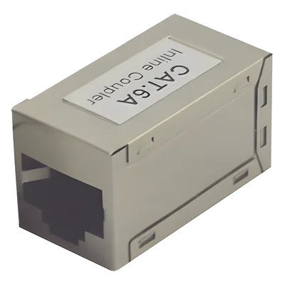 Acoplador STP / Cat6A / RJ45 Hembra a Hembra / Blindado / 2 Puertos / 10GBase-T