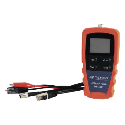 Probador de Cable / UTP STP Coaxial / Detección de Fallas / Control Remoto / Tono Digital / TIA/EIA LAN