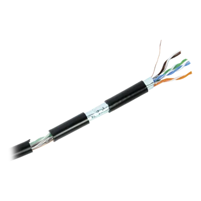 Bobina de Cable / Cat6+ / 23 AWG / 305 m (1000 ft) / FTP / Exterior UV / CMX / UL
