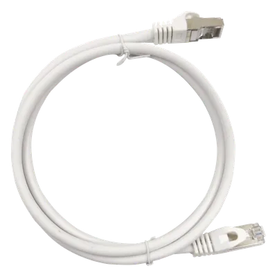 Patch Cord / Cat6A / 10G / Blindado S/FTP / 0.5m (1.64ft) / RJ45 / Blanco