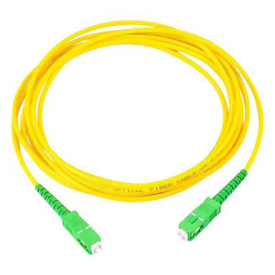 Jumper de Fibra Óptica / Monomodo SC/APC-SC/APC Simplex / 1 m (3.28 ft) / Forro PVC / 2 mm