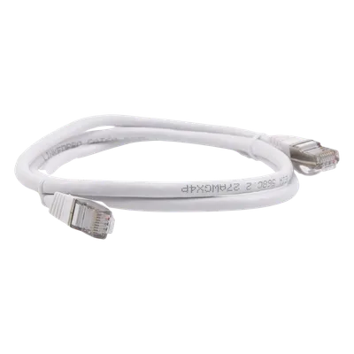 Patch Cord / Cat6A Blindado / 10G / 1.0 m (3.28 ft) / 500 MHz / AWG 27 / Blanco