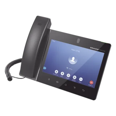 Video teléfono IP empresarial Android con pantalla táctil (1280x800) hasta 16 líneas y 16 cuentas SIP