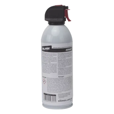 Removedor de Polvo y Residuos / Aire Comprimido / 440 ml / Limpieza de Electrónicos / 15-20 cm Distancia Óptima / 0.49 ft-0.66 ft