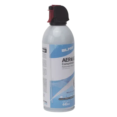 Removedor de Polvo y Residuos / Aire Comprimido / 440 ml / Limpieza de Electrónicos / 15-20 cm Distancia Óptima / 0.49 ft-0.66 ft